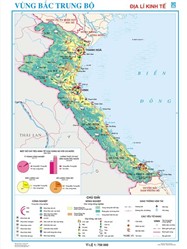 BẢN ĐỒ VÙNG BẮC TRUNG BỘ - ĐỊA LÍ KINH TẾ